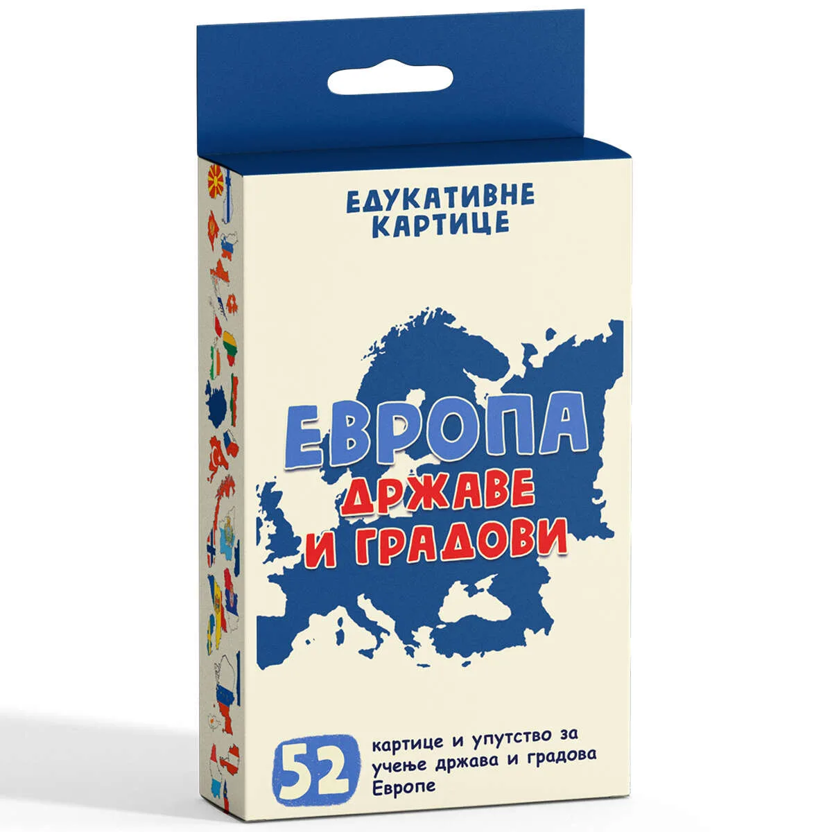 EDUKATIVNE KARTICE  - Evropa države i gradovi